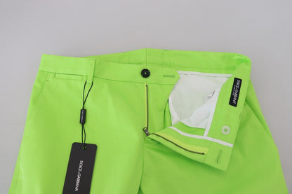 Pantalon slim homme Dolce & Gabbana en coton vert clair