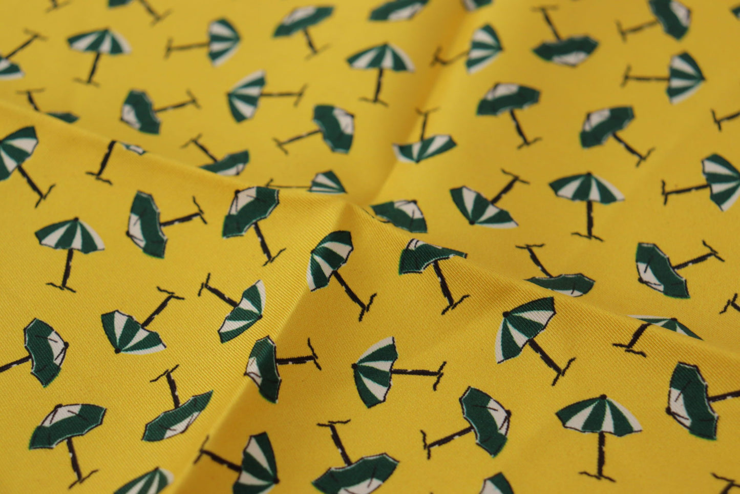 Foulard Mouchoir Carré Homme Dolce & Gabbana Jaune Imprimé Logo DG