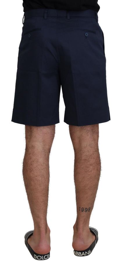 Shorts décontractés Dolce & Gabbana en coton stretch bleu chino
