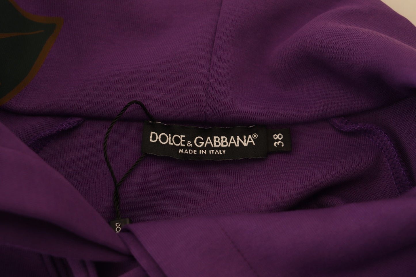 Pull en coton Dolce & Gabbana à imprimé floral violet