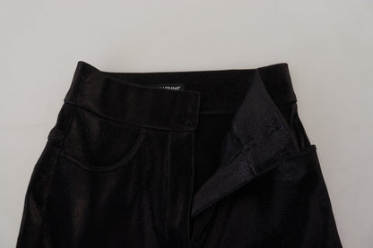 Jean slim en denim de coton délavé noir Dolce & Gabbana