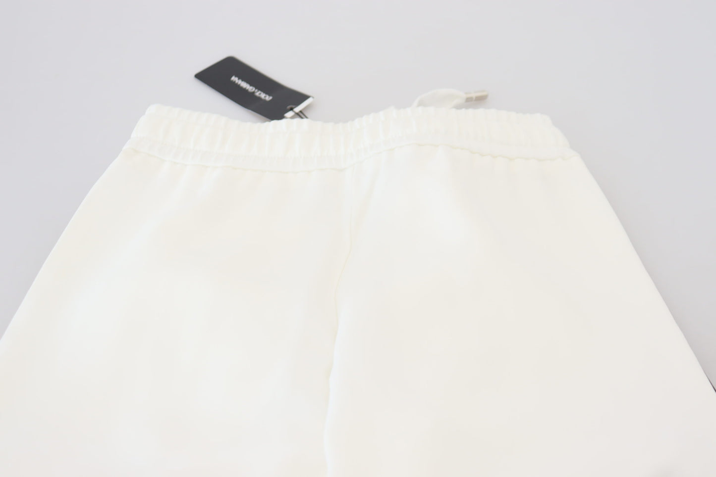 Pantalon de survêtement blanc Dolce & Gabbana avec logo DG