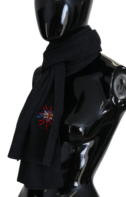 Écharpe portefeuille Dolce & Gabbana Cœur Sacré Noir #DGLovesLondon