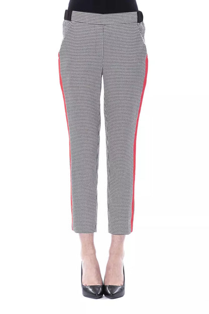 BYBLOS Black Viscose Women Pant