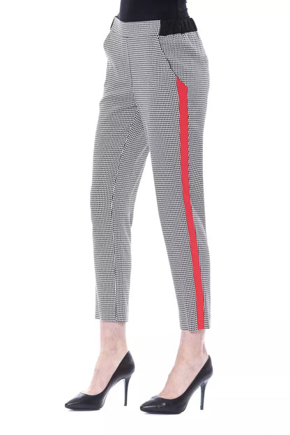 BYBLOS Black Viscose Women Pant