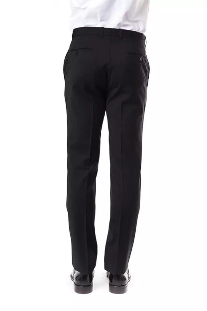 Uominitaliani Gray Wool Men's Suit Pants