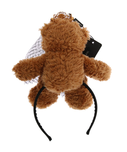 Serre-tête Couronne Diadème Dolce & Gabbana Ours en Peluche Or Cristal