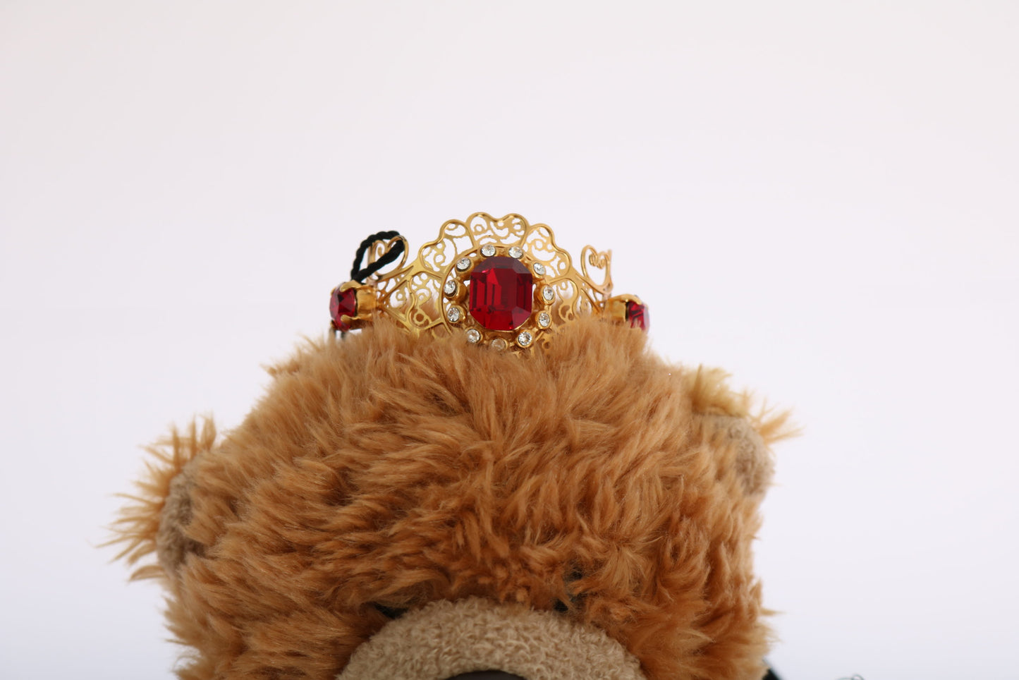 Serre-tête Couronne Diadème Dolce & Gabbana Ours en Peluche Or Cristal