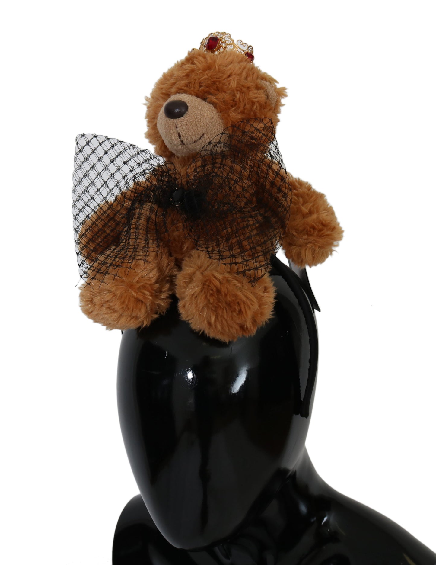 Serre-tête Couronne Diadème Dolce & Gabbana Ours en Peluche Or Cristal