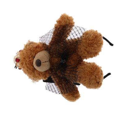 Serre-tête Couronne Diadème Dolce & Gabbana Ours en Peluche Or Cristal