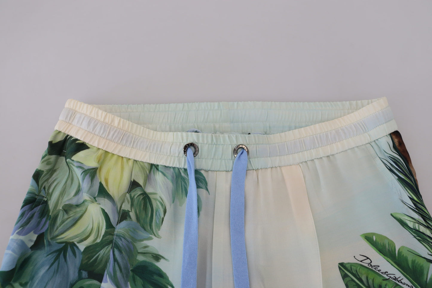 Pantalon de jogging blanc imprimé floral Dolce & Gabbana pour homme
