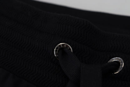 Pantalon de jogging pour homme Dolce & Gabbana noir avec imprimé DG