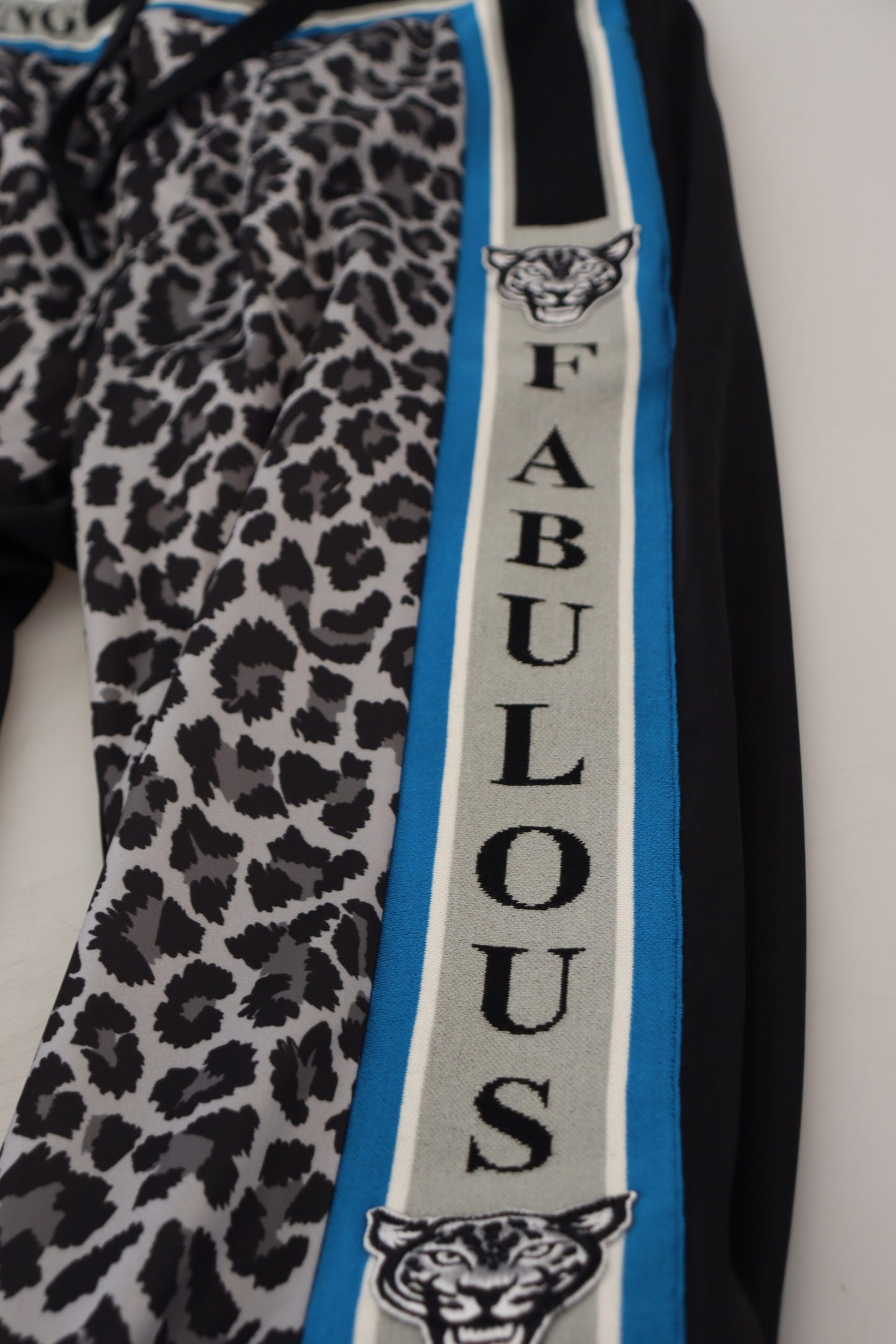 Pantalon de jogging multicolore à imprimé léopard DG King Dolce & Gabbana