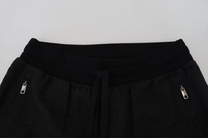Pantalon de jogging décontracté noir Dolce & Gabbana pour homme