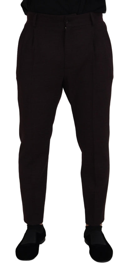 Pantalon Chino Homme Dolce & Gabbana en Coton Marron