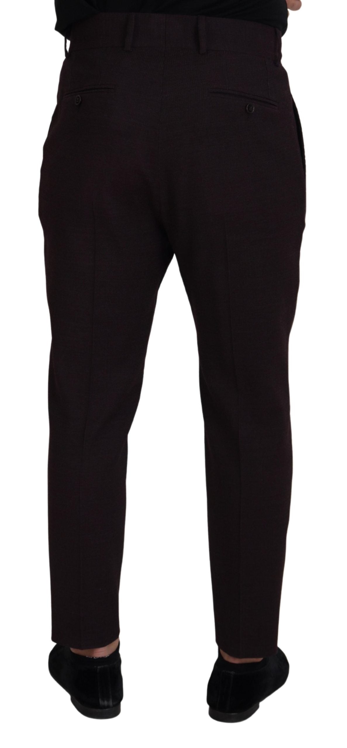 Pantalon Chino Homme Dolce & Gabbana en Coton Marron