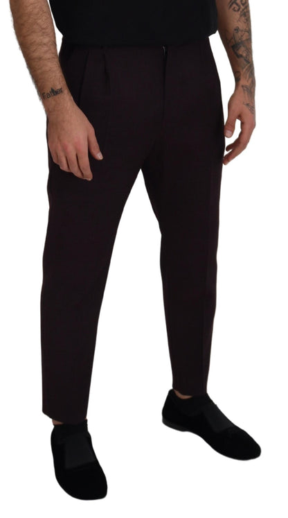Pantalon Chino Homme Dolce & Gabbana en Coton Marron