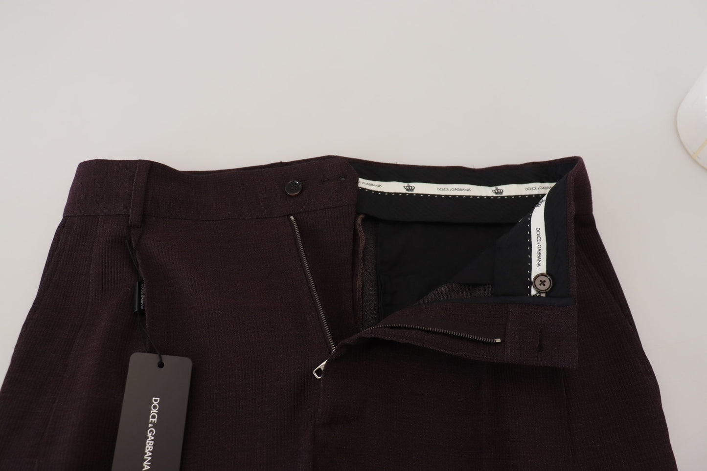 Pantalon Chino Homme Dolce & Gabbana en Coton Marron