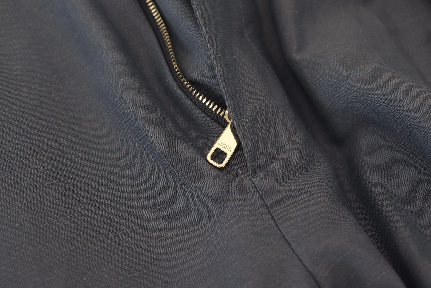 Pantalon de ville homme Dolce & Gabbana en lin bleu (coupe chino)