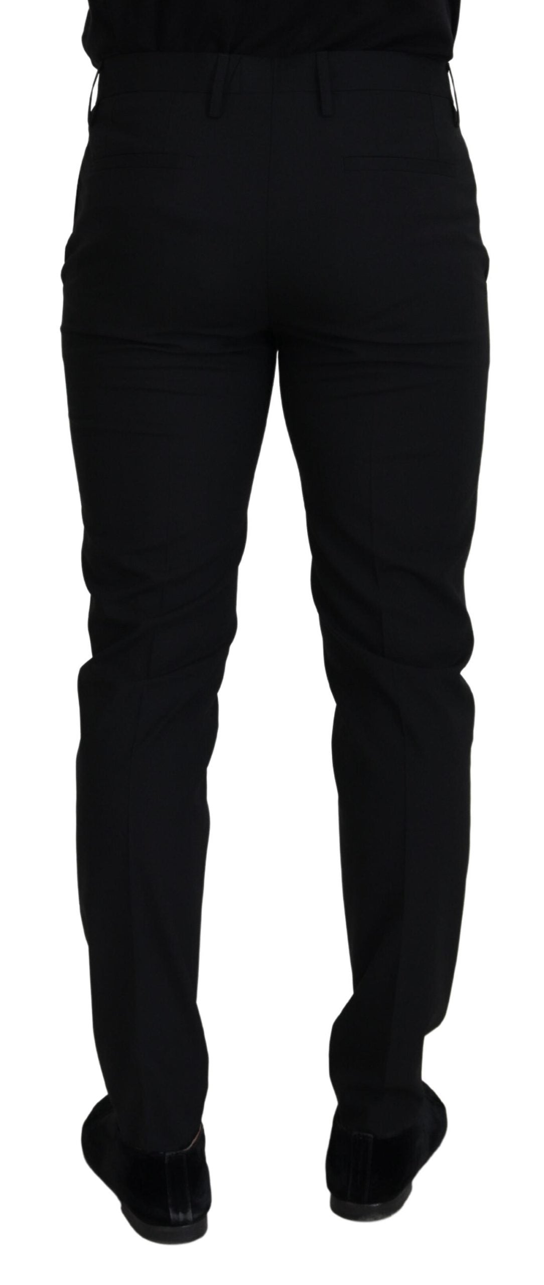 Pantalon de costume Dolce & Gabbana en polyester noir
