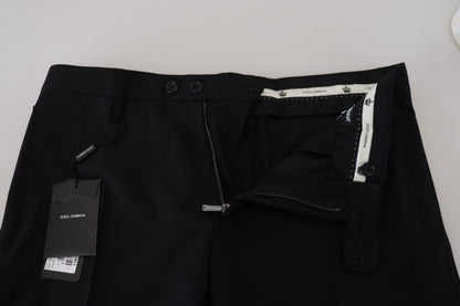 Pantalon de costume Dolce & Gabbana en polyester noir