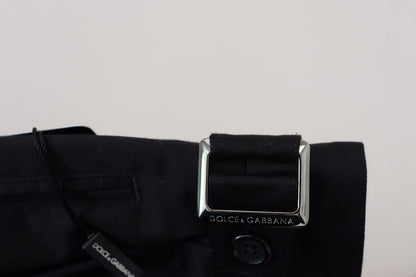 Pantalon de costume Dolce & Gabbana noir en coton style Chino