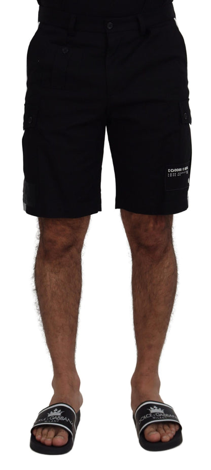 Short décontracté Dolce & Gabbana Bermuda Cargo noir