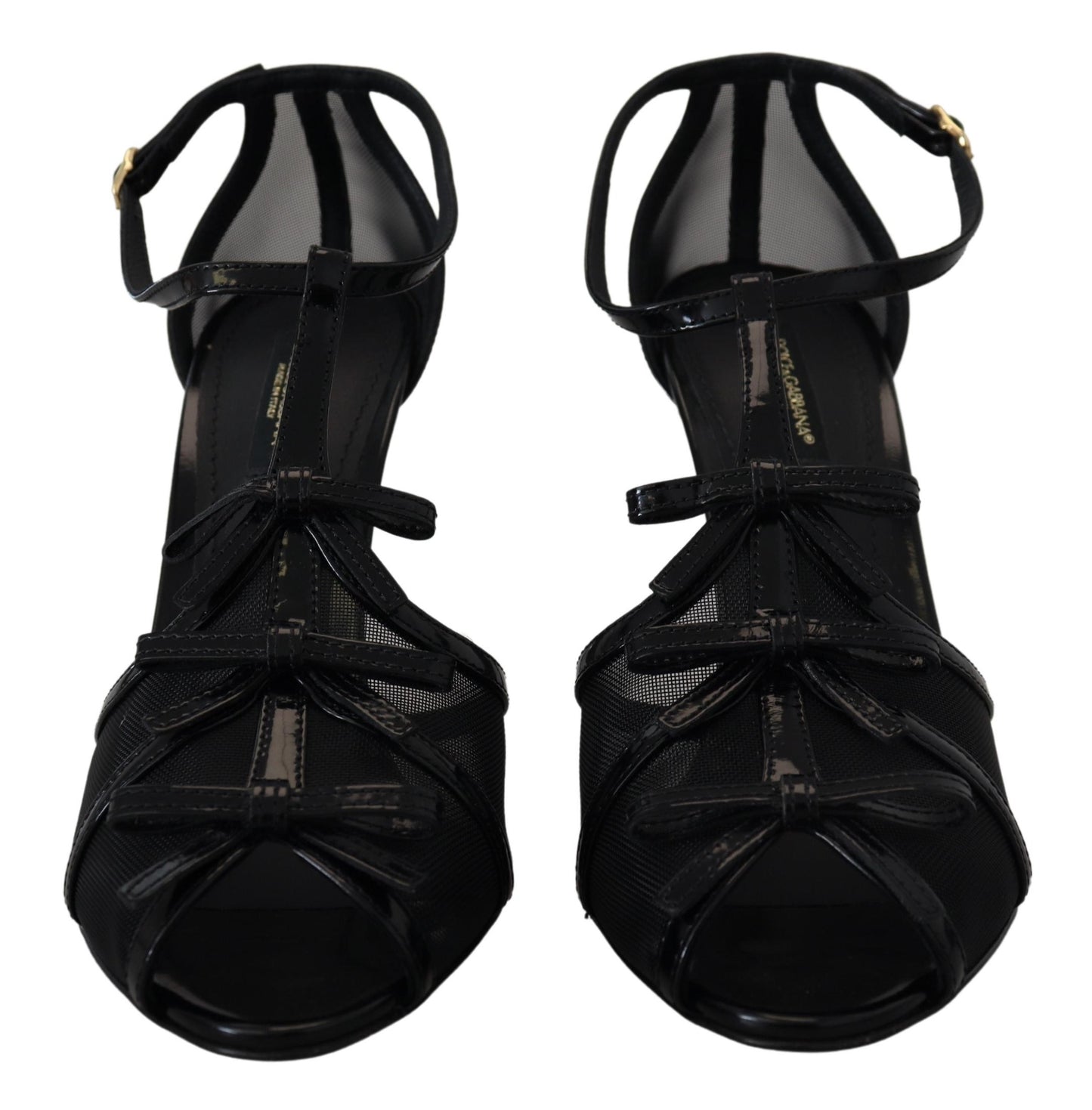 Sandales à talons aiguilles Dolce & Gabbana noires