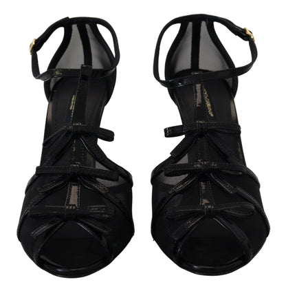 Sandales à talons aiguilles Dolce & Gabbana noires