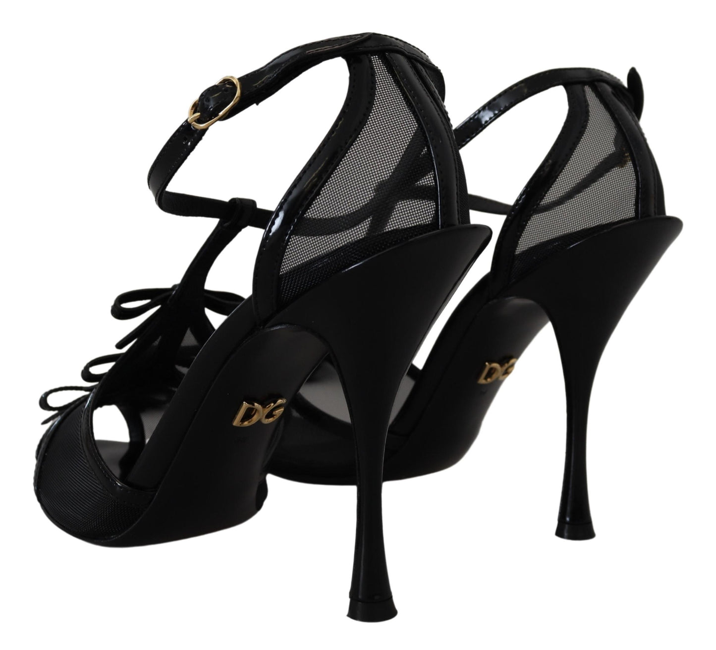 Sandales à talons aiguilles Dolce & Gabbana noires