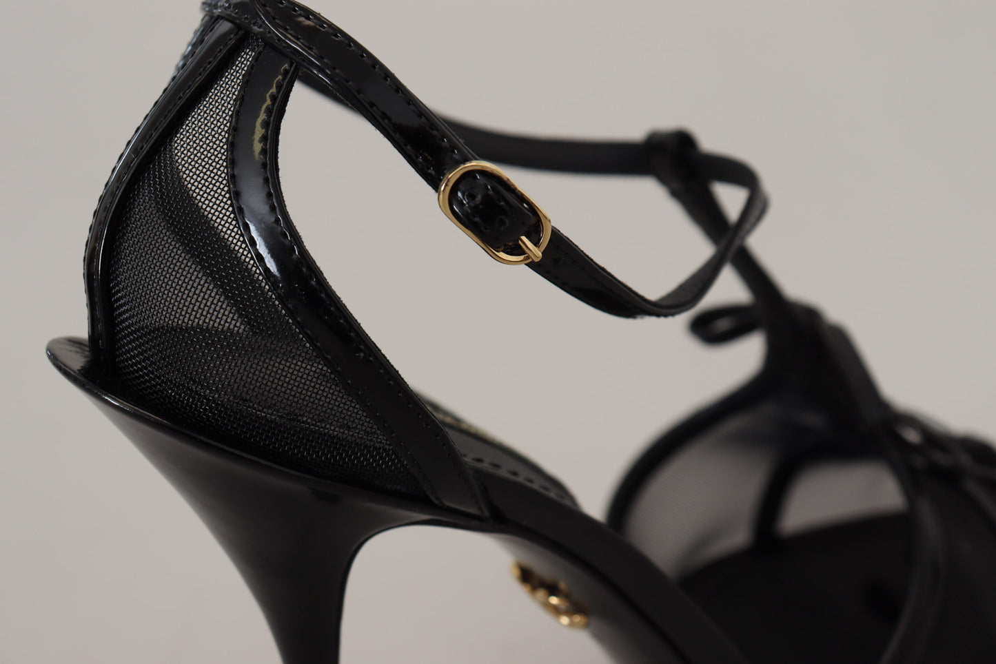 Sandales à talons aiguilles Dolce & Gabbana noires