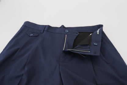 Shorts décontractés Dolce & Gabbana en coton stretch bleu chino