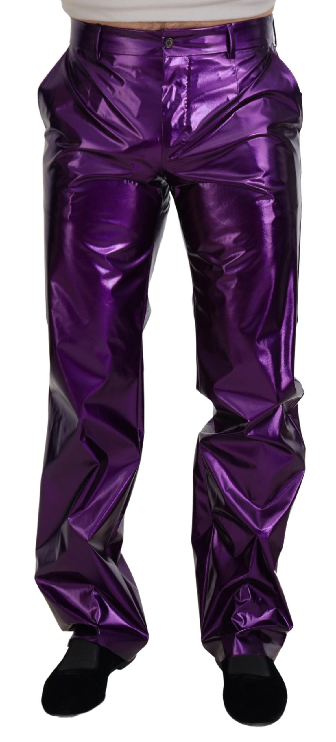 Pantalon décontracté homme Dolce & Gabbana violet brillant