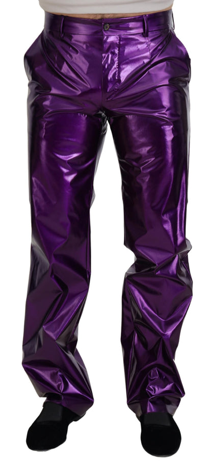 Pantalon décontracté homme Dolce & Gabbana violet brillant