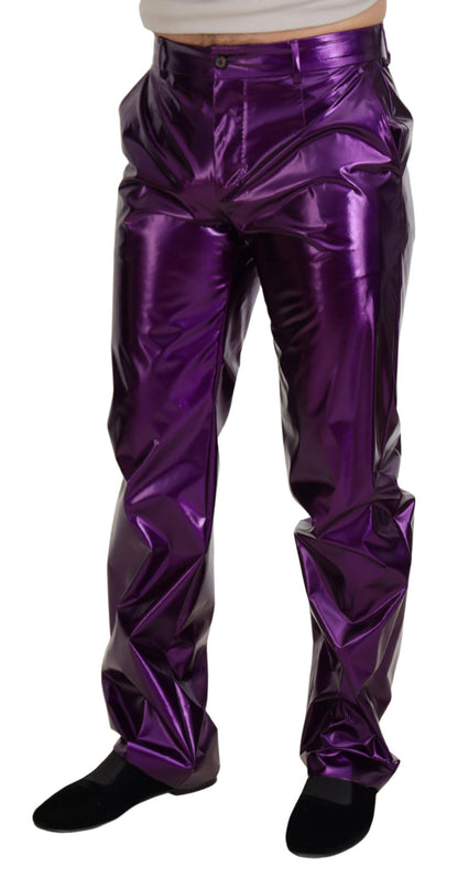 Pantalon décontracté homme Dolce & Gabbana violet brillant