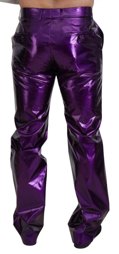 Pantalon décontracté homme Dolce & Gabbana violet brillant