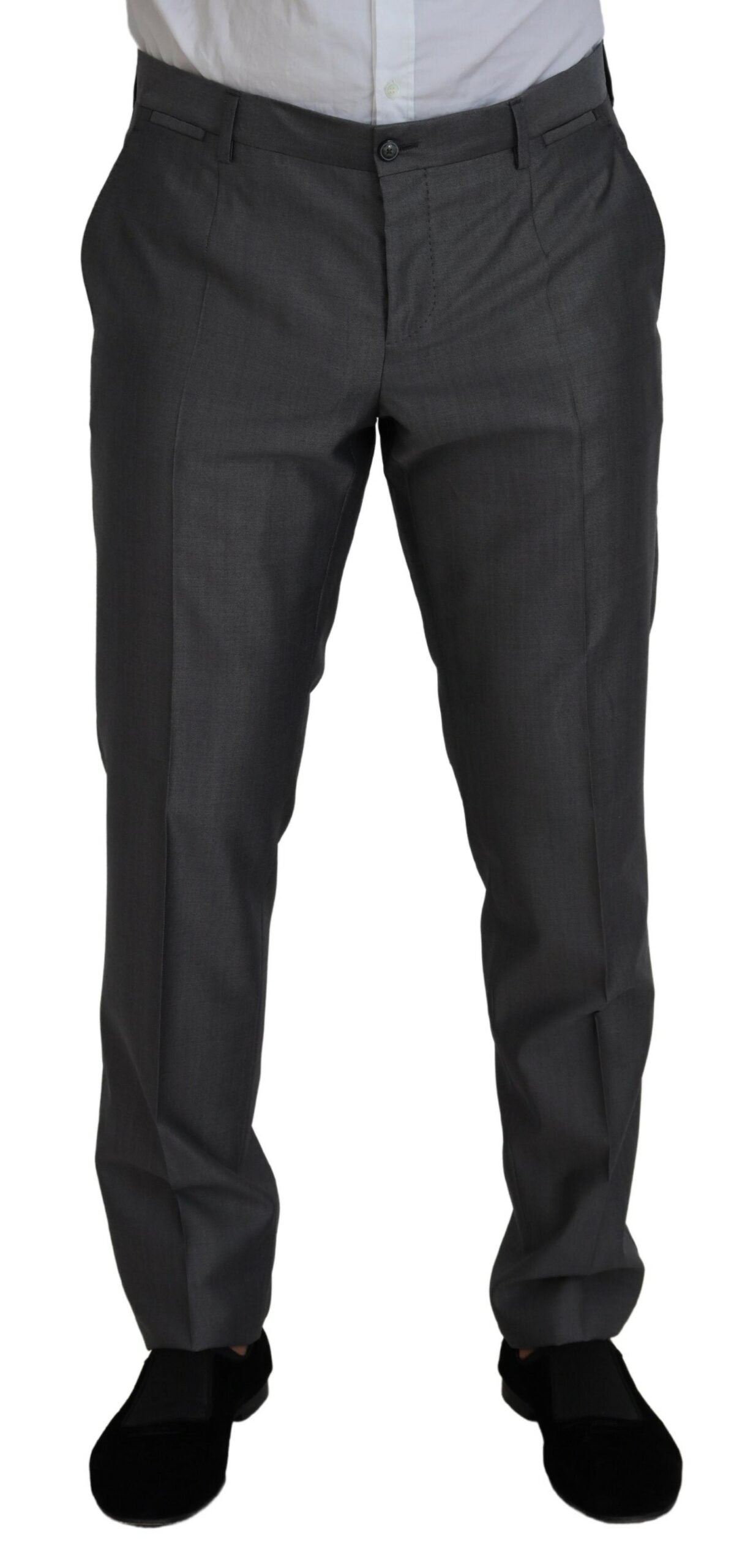 Costume trois pièces Dolce & Gabbana gris SICILIA coupe slim