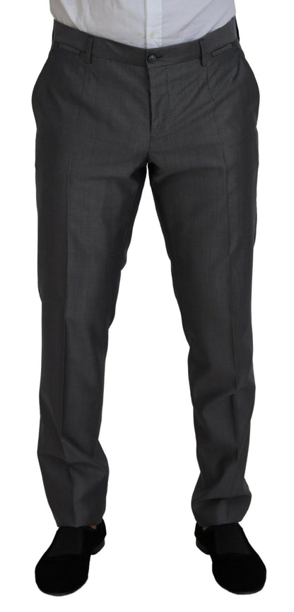 Costume trois pièces Dolce & Gabbana gris SICILIA coupe slim