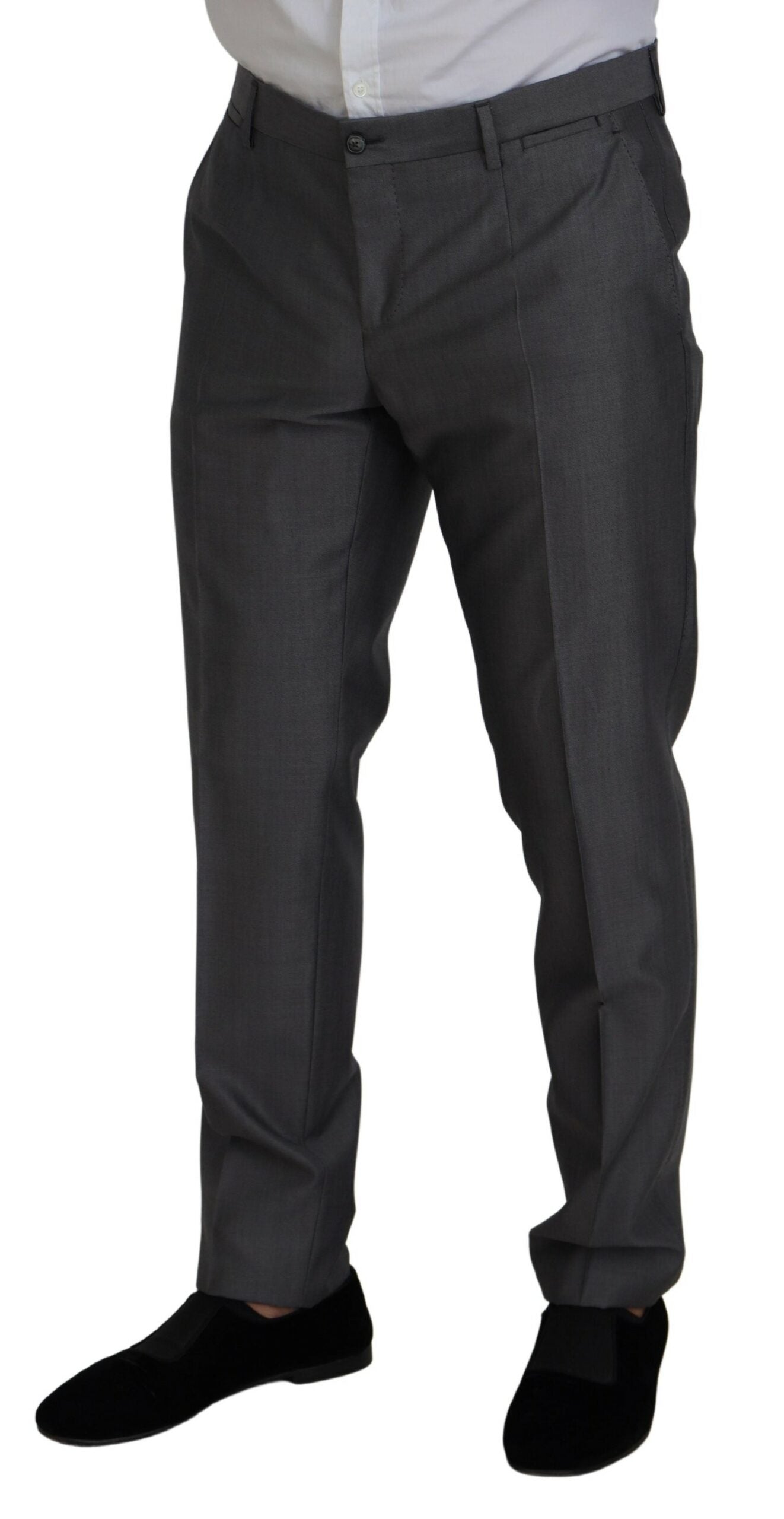 Costume trois pièces Dolce & Gabbana gris SICILIA coupe slim