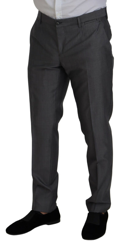 Costume trois pièces Dolce & Gabbana gris SICILIA coupe slim