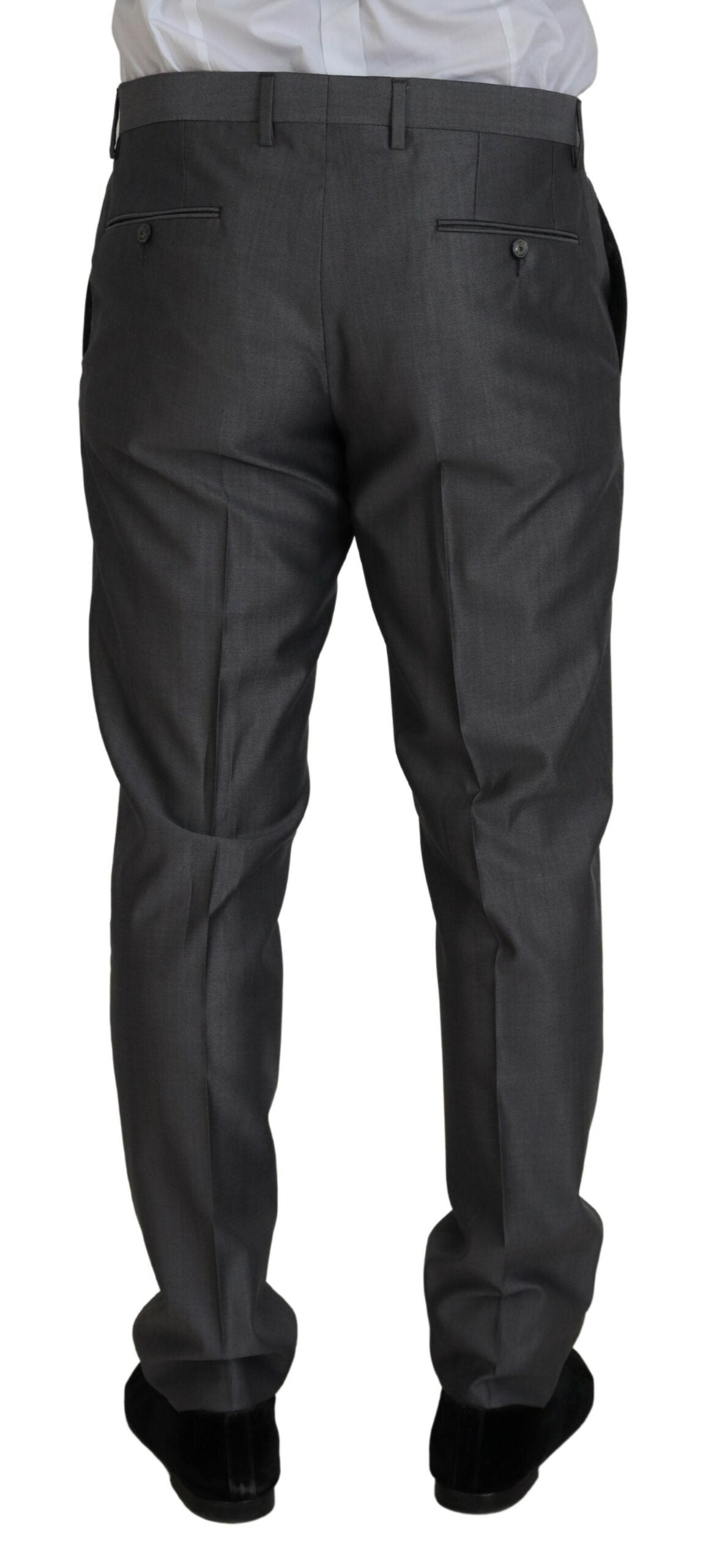 Costume trois pièces Dolce & Gabbana gris SICILIA coupe slim