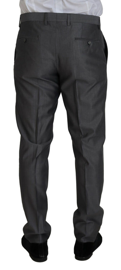 Costume trois pièces Dolce & Gabbana gris SICILIA coupe slim