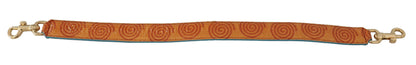 Bandoulière Dolce & Gabbana en cuir orange imprimé tourbillon