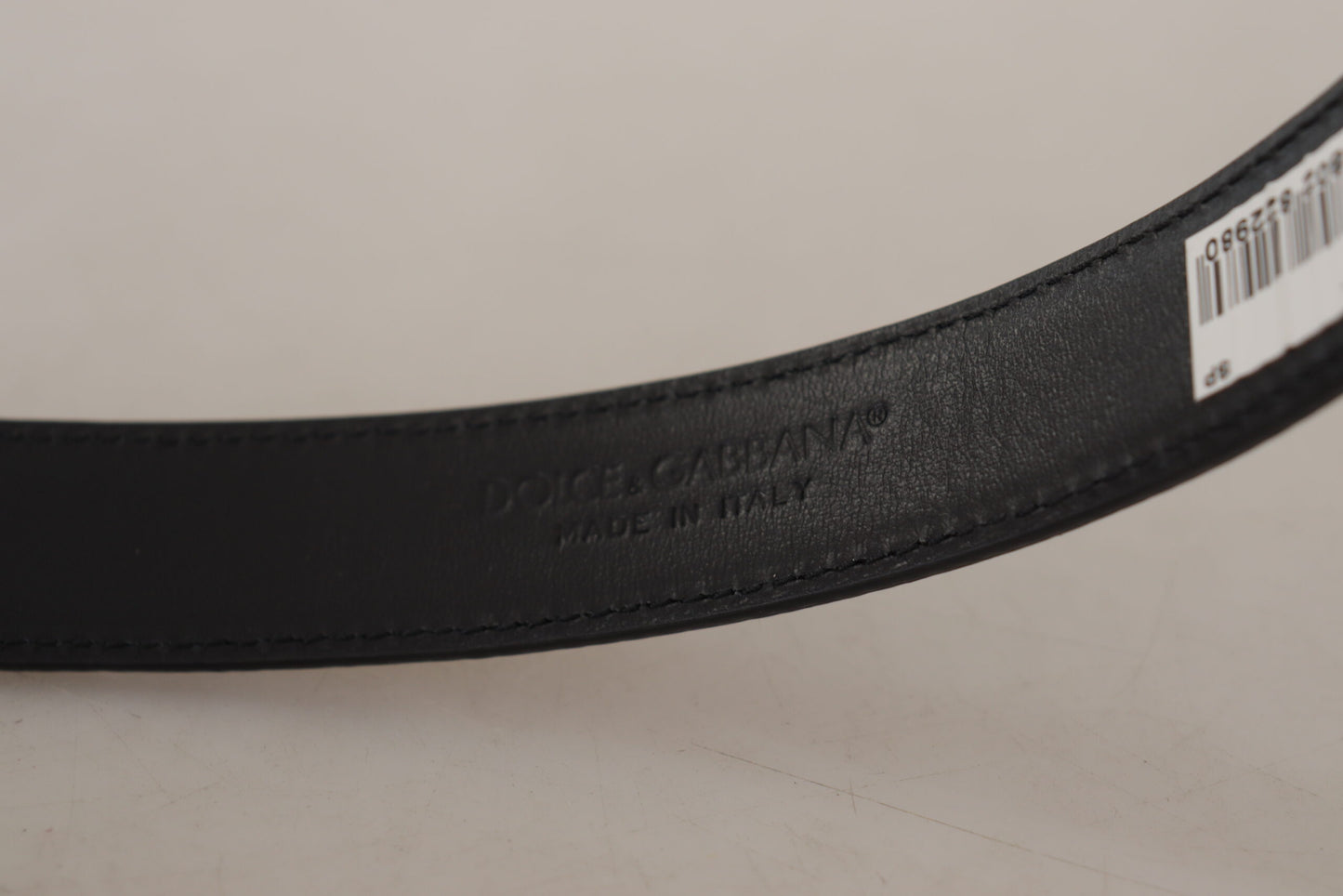 Ceinture Dolce & Gabbana en cuir marron à imprimé léopard avec boucle en métal bronze