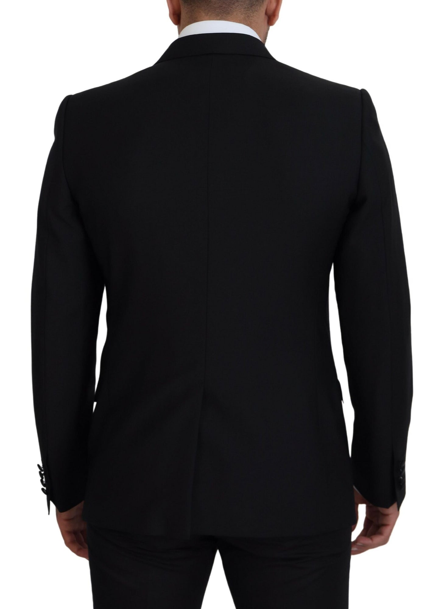 Blazer de costume ajusté noir Dolce & Gabbana Martini