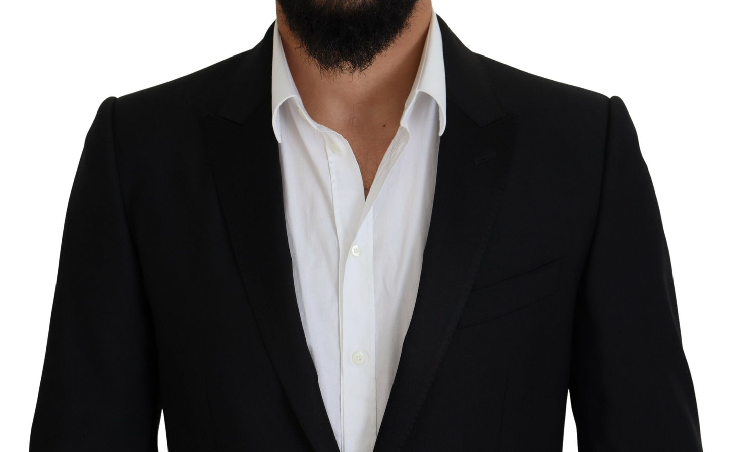 Blazer de costume ajusté noir Dolce & Gabbana Martini