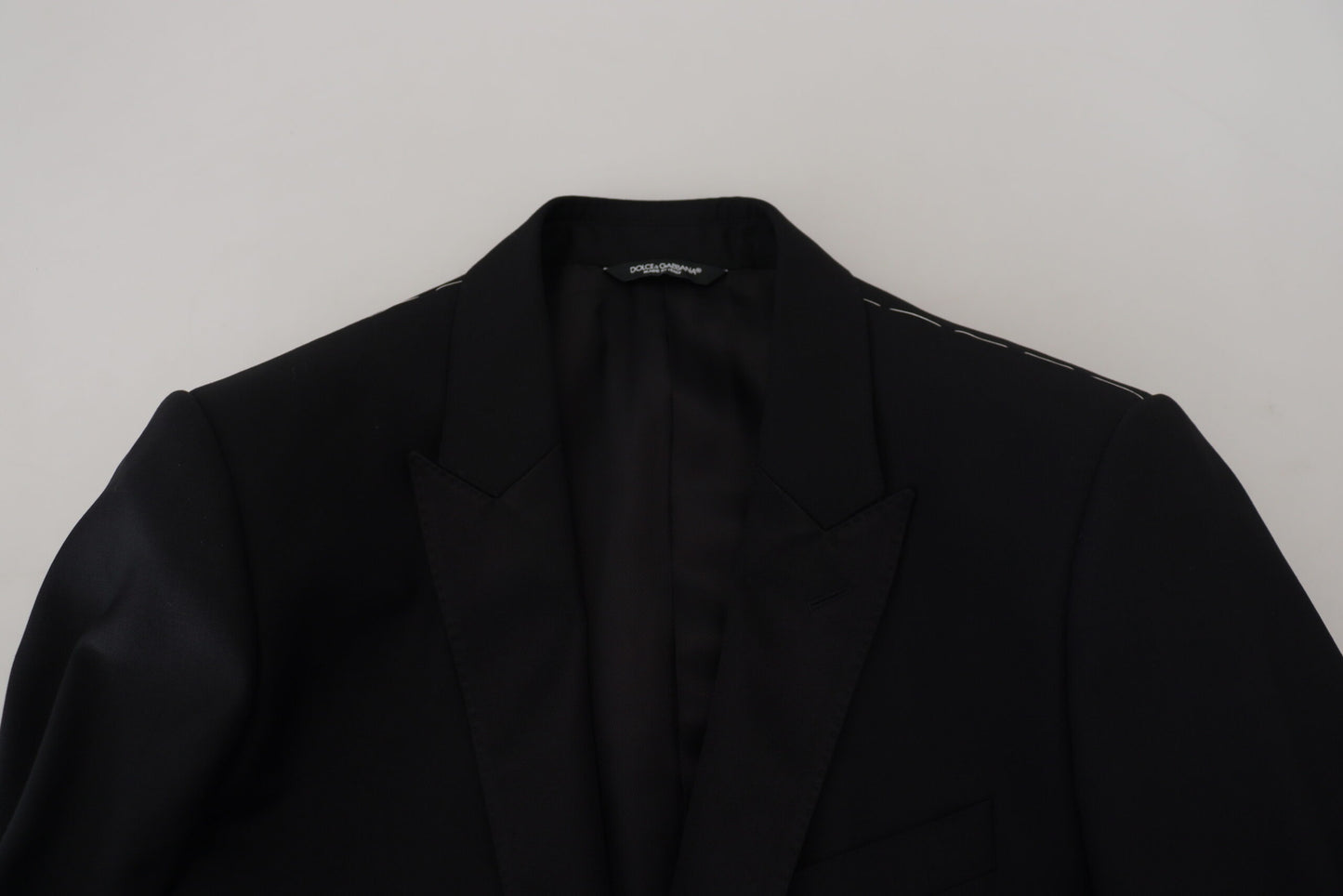 Blazer de costume ajusté noir Dolce & Gabbana Martini