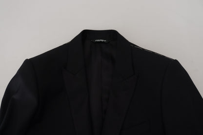 Blazer de costume ajusté noir Dolce & Gabbana Martini