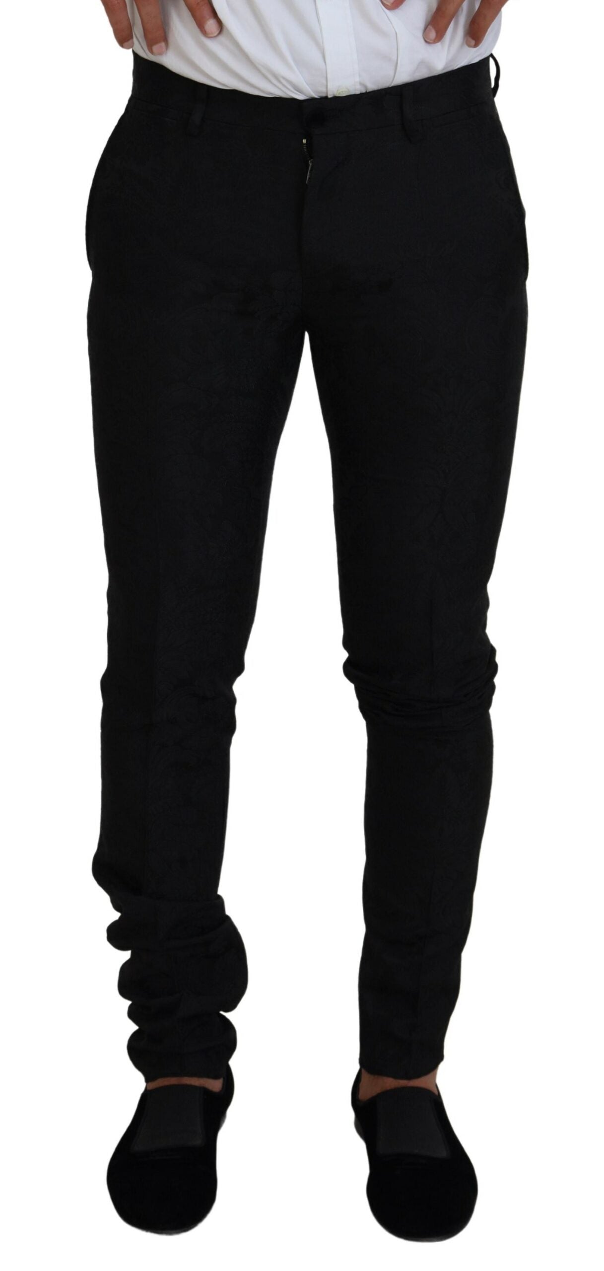 Costume MARTINI 2 pièces Dolce & Gabbana en polyester noir pour homme