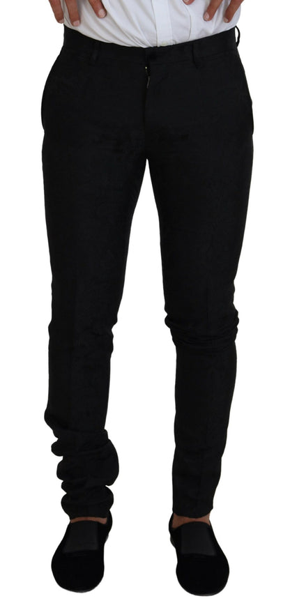 Costume MARTINI 2 pièces Dolce & Gabbana en polyester noir pour homme